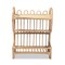Baxton Studio Liora Modern Bohemian Natural Brown Finished Rattan 2-Tier Display Shelf 205-12684 - alternate 2